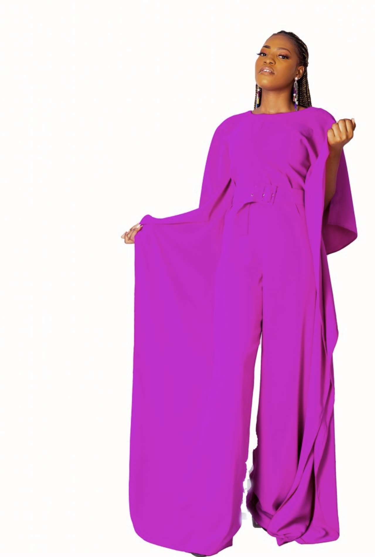 pink and purple jumpsuit