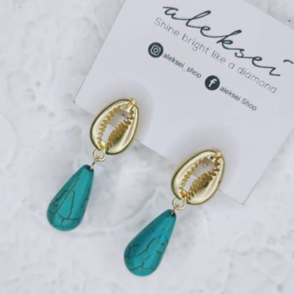 Sarah turquoise earrings