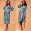 Pleated Silk Dress - Image 2