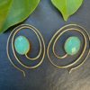 Swirl earrings